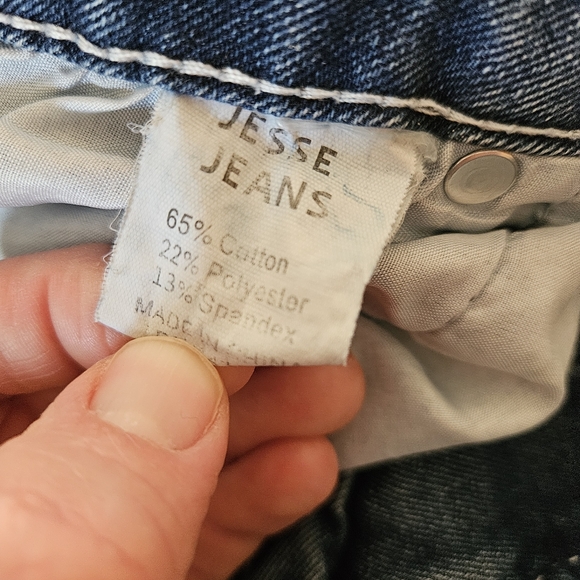 Jesse Jeans Women's Blue Denim Slim Fit Jeans Size 7 - Picture 3 of 7